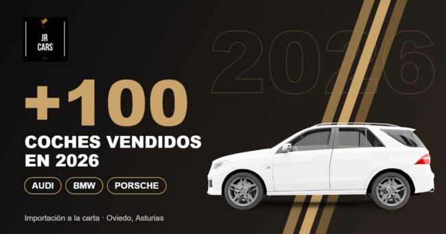 JR Cars 2017 supera los 100 coches vendidos en 2026 en Oviedo: Audi, BMW y Porsche